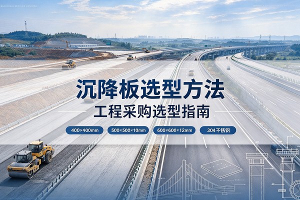 织金沉降板选择方法