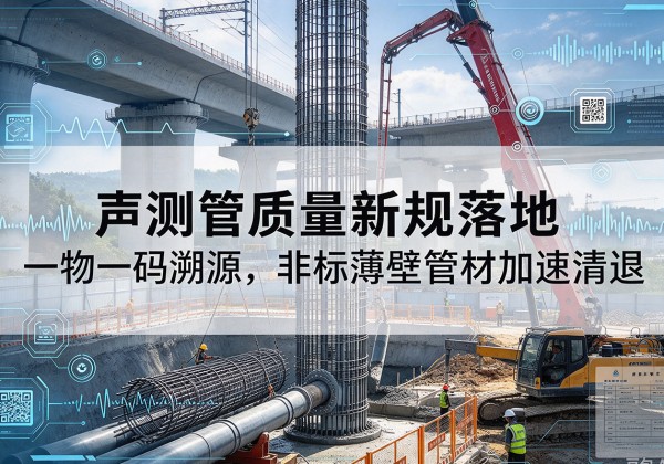 织金声测管质量新规落地，一物一码溯源，非标薄壁管材加速清退