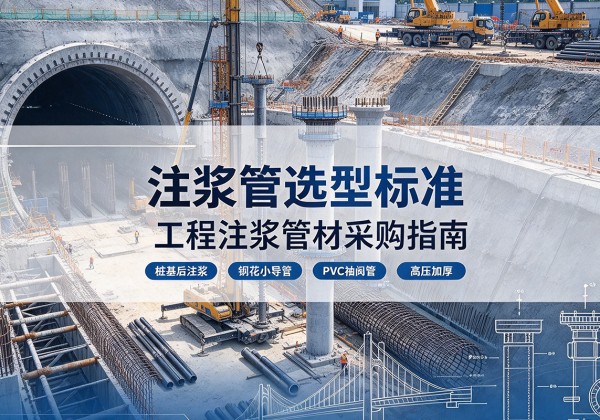 织金注浆管选型标准